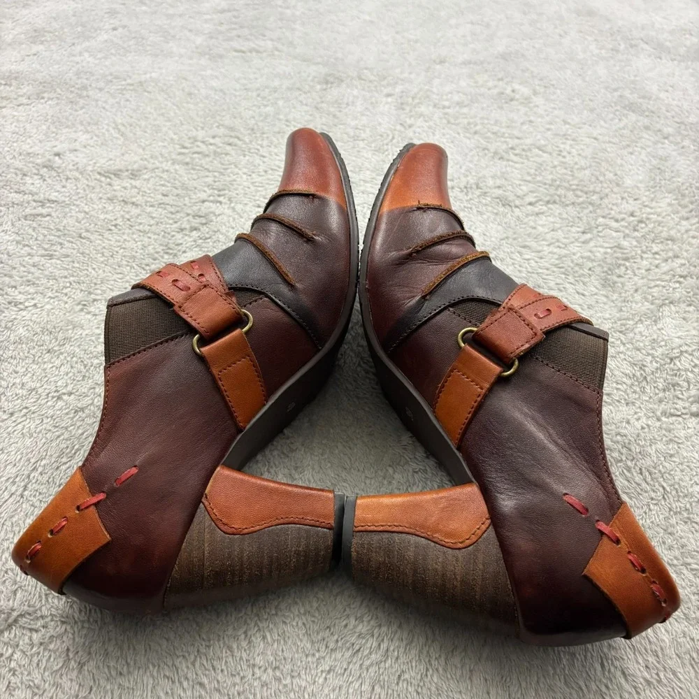 Spring Step L'Artiste Wondrous Ankle Bootie Womens 39 Multicolor Leather Witchy - Picture 4 of 10